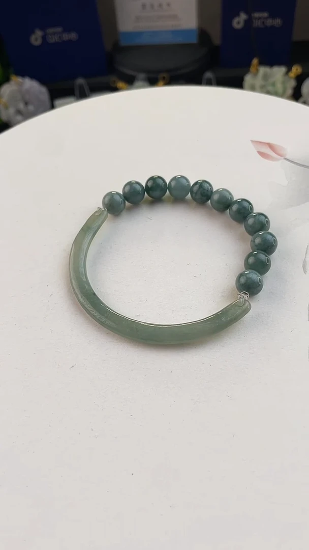 颈饰未镶嵌翡翠手工定制默认微瑕主播介绍为准