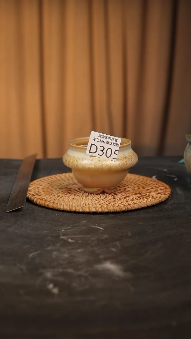 【闪购商品】瓷片景德镇泥泥陶瓷多肉花盆