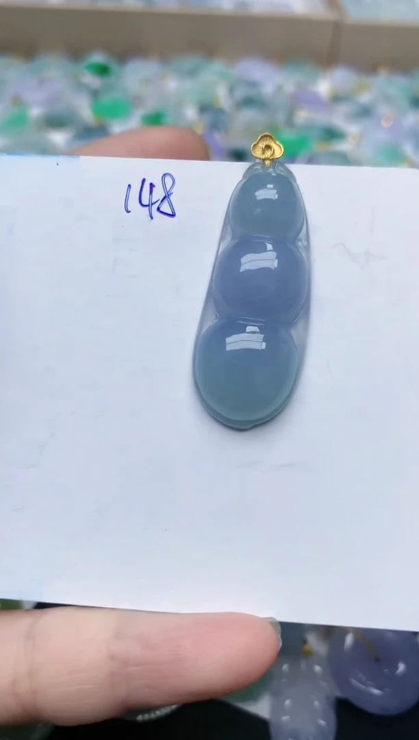 【闪购商品】翡翠颈饰18K金镶嵌天然翡翠A货