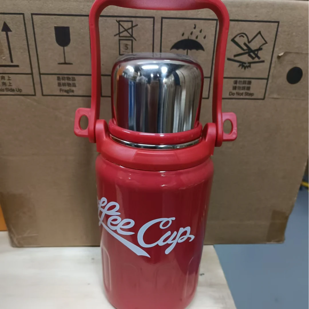可乐杯不锈钢保温杯大容量水杯随机发 SS