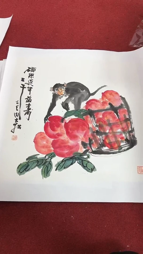 国画周大拙/国画/花鸟