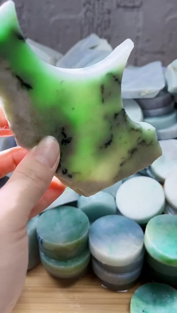 裸石翡翠天然翡翠A货石 南 528