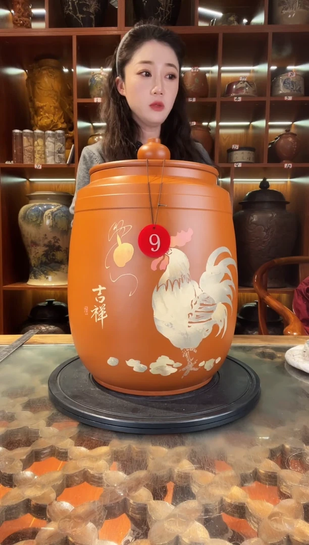 【闪购商品】缸云南建水紫陶复烧缸@9