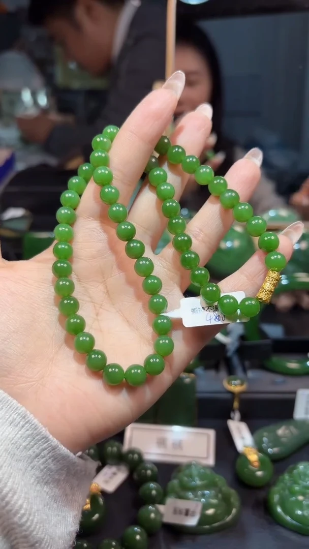 【闪购商品】和田玉（碧玉）颈饰银S925镶嵌1