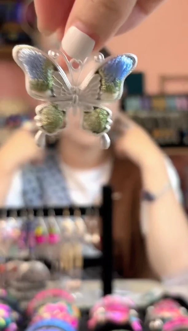 织绣艺枝独绣手工饰品19