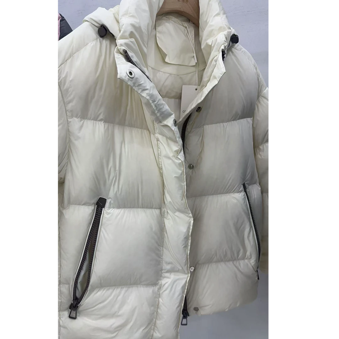 喜家外贸-加厚连帽短款拉链上衣面包服外套女2704