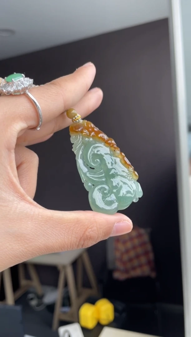 吊坠(不含链)未镶嵌翡翠天然缅甸A货翡翠