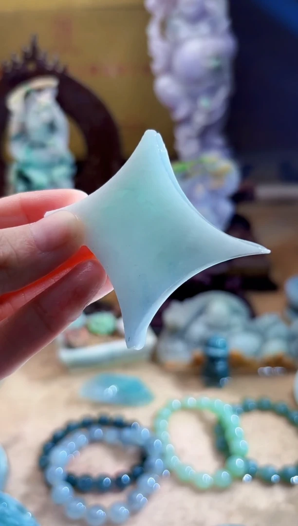 未镶嵌挂件翡翠A货柠优6887
