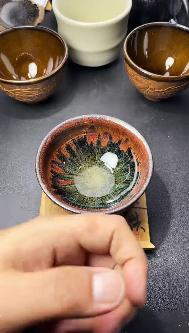 茶盏166叶紫建盏
