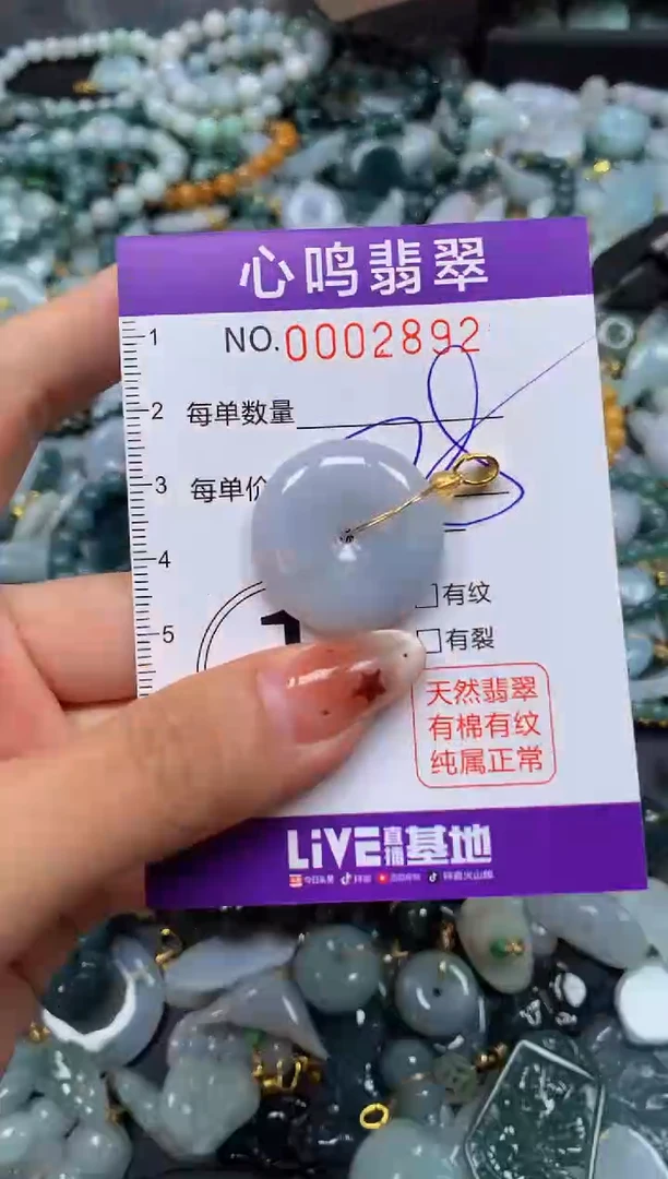 翡翠未镶嵌颈饰闪购002892