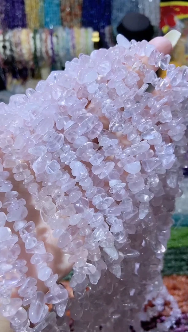 未镶嵌珠宝半成品水晶冰紫马粉