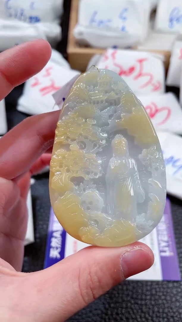 【闪购商品】翡翠颈饰未镶嵌00000037阿咪