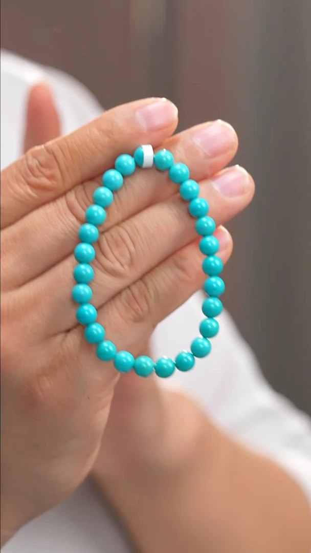 未镶嵌绿松石手串1