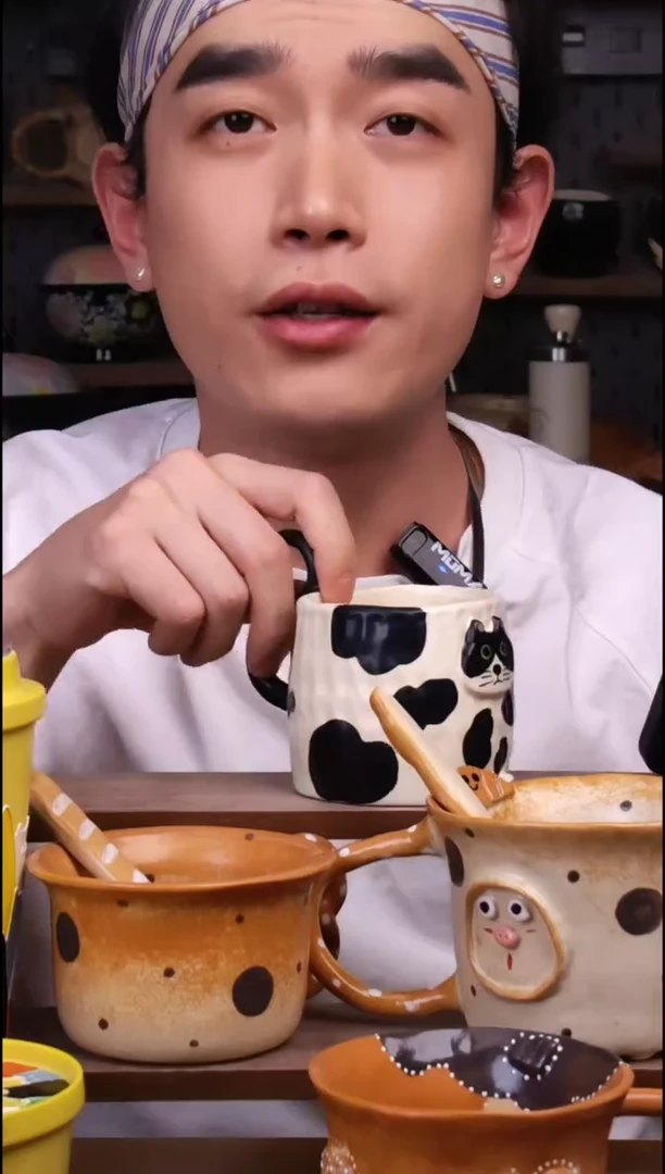 杯子景德镇可爱设计师款陶瓷