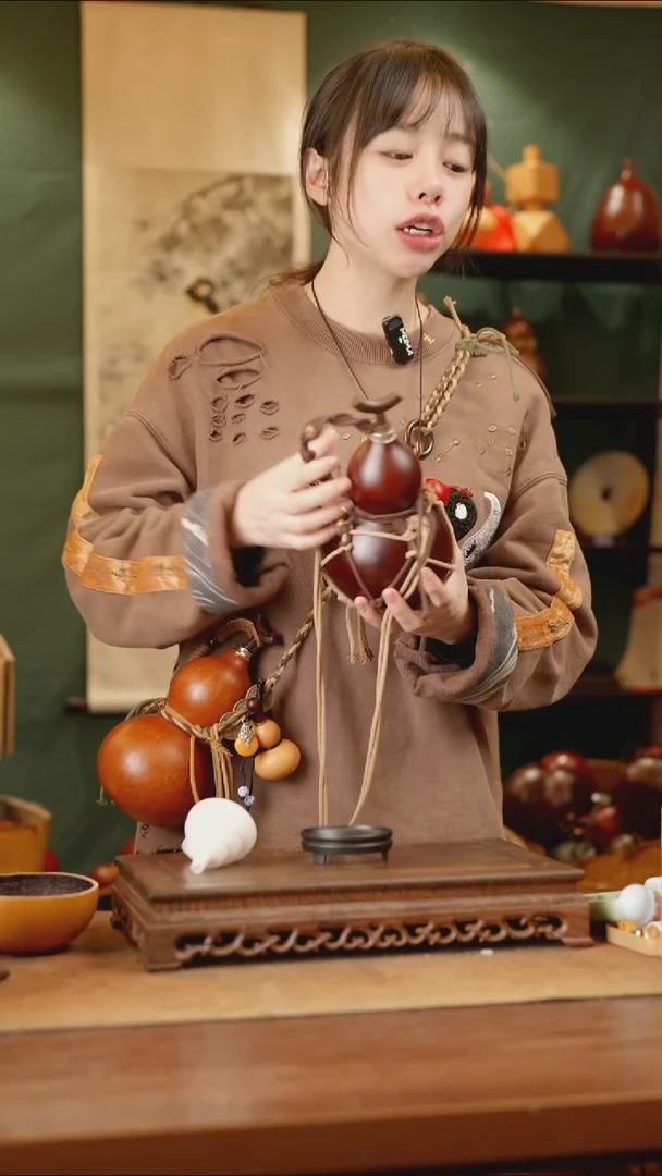 60号精品天然大漆酒葫芦一物一拍~