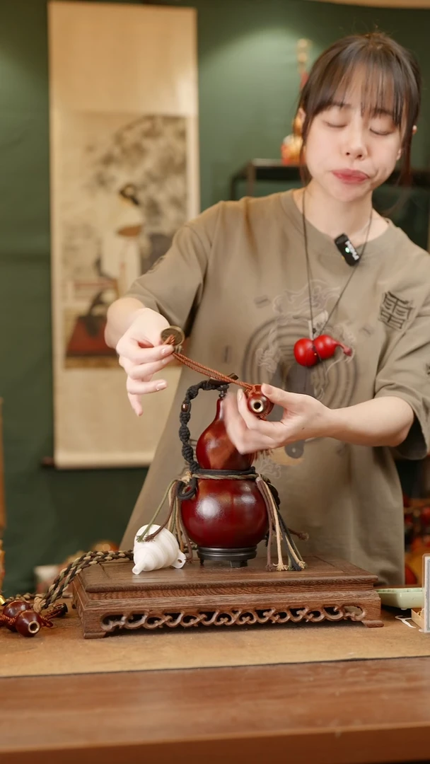 277号精品天然大漆酒葫芦一物一拍~