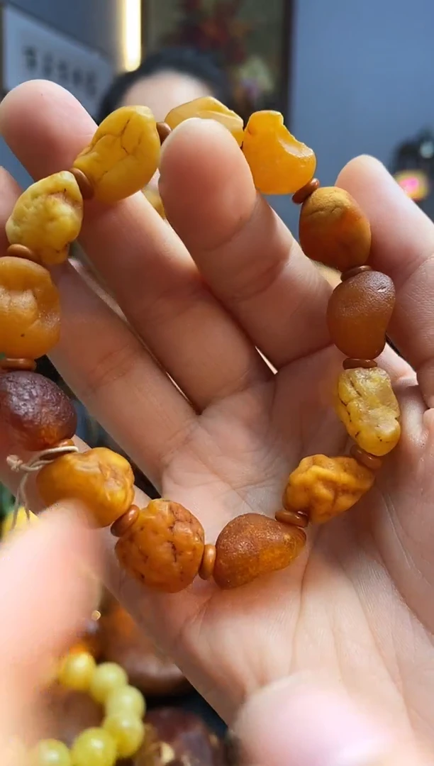 手串琥珀未镶嵌手串