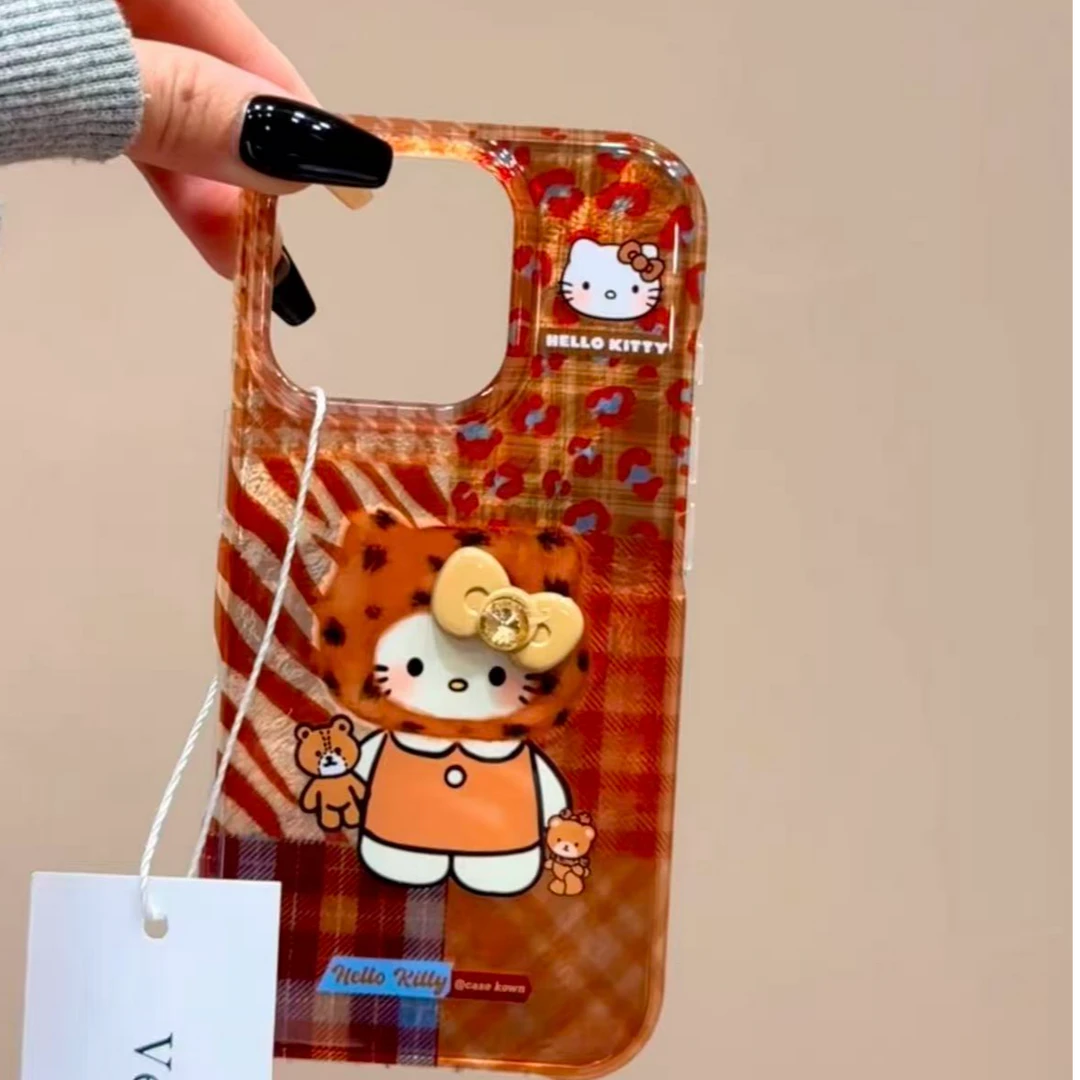 头套KT适用苹果华为vivo小米oppo女款iphone15/16/17荣耀手机壳