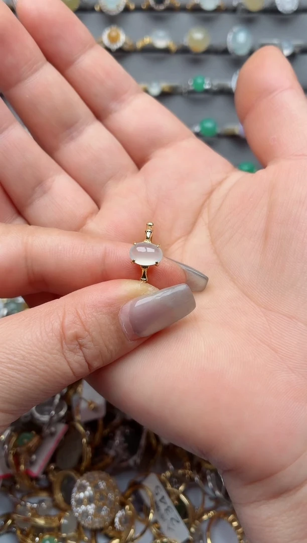 银S925镶嵌戒指翡翠.