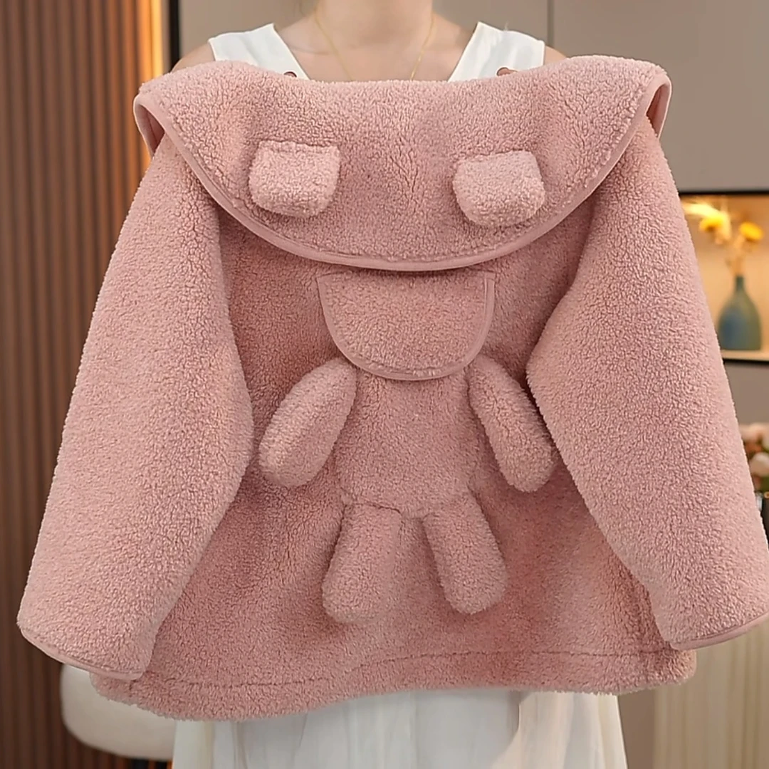 现货-女童外套冬装2025新款中大儿童加厚上衣