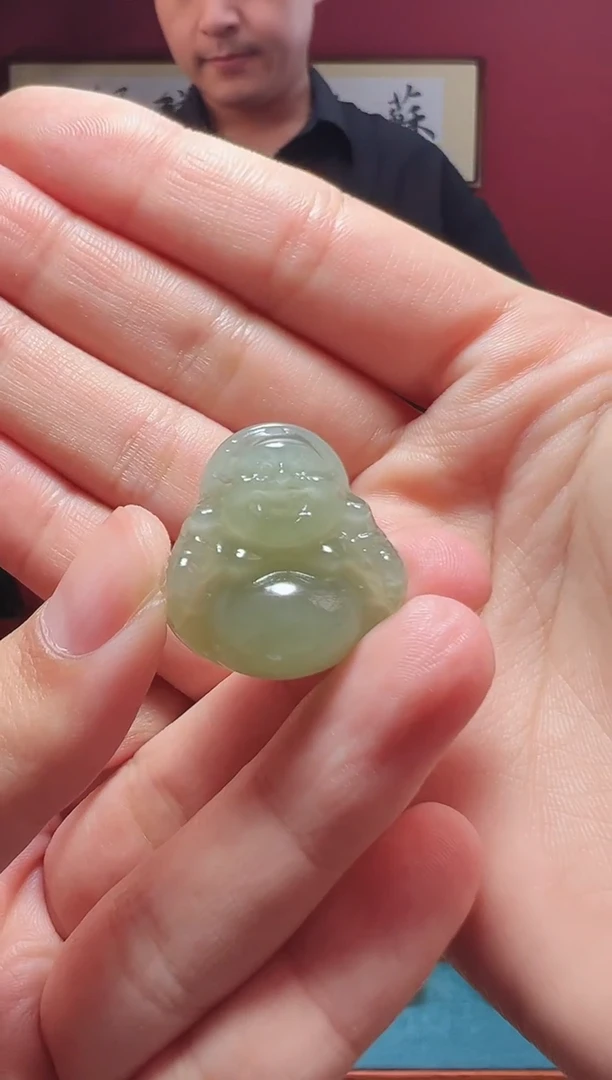 和田玉未镶嵌吊坠(不含链)佐**源1