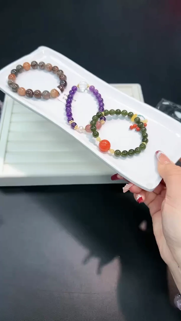 【闪购商品】水晶手串未镶嵌86r多样性发其一/1组默认微瑕