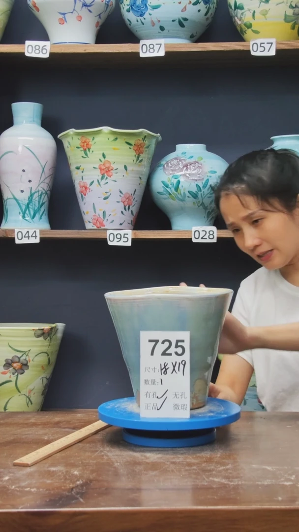 陶瓷景德镇花盆725