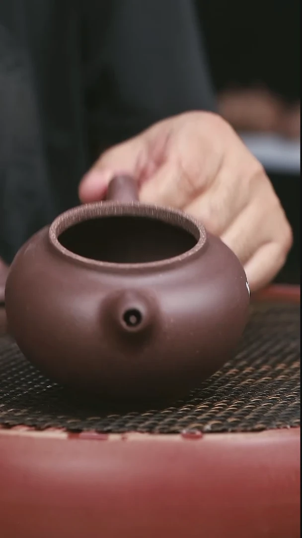 茶壶紫砂19号高砂老紫泥祥源微瑕320CC