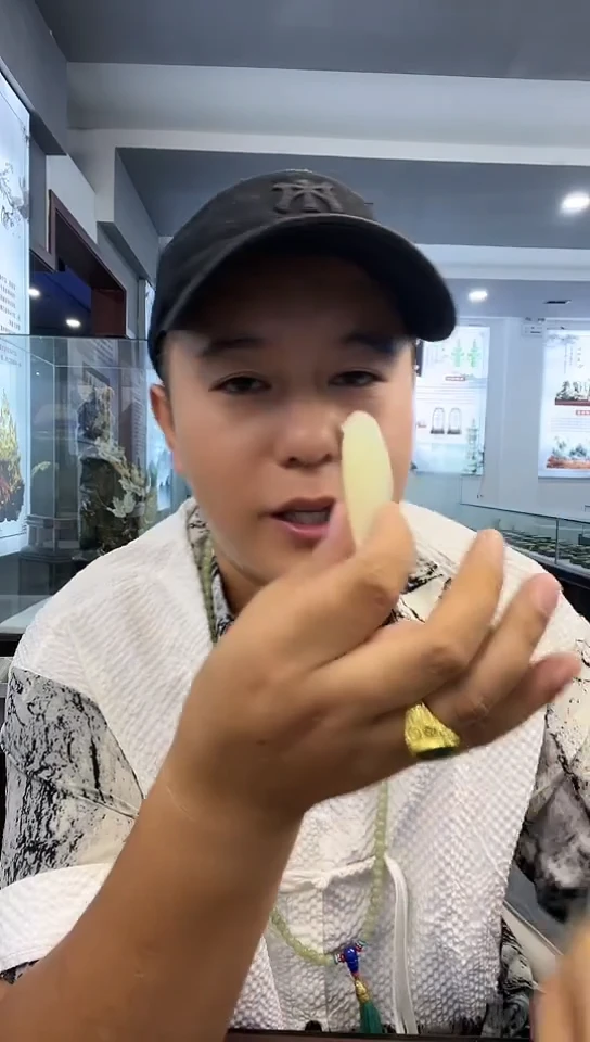 未镶嵌蛇纹石玉颈饰一鸣惊人