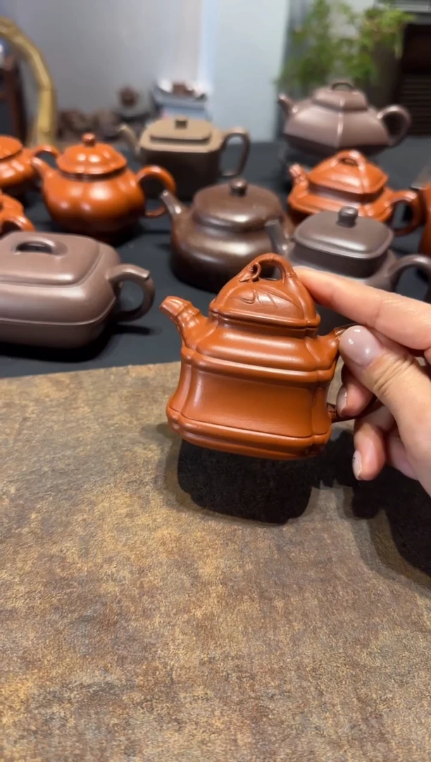 【闪购商品】紫砂茶壶四方竹鼎