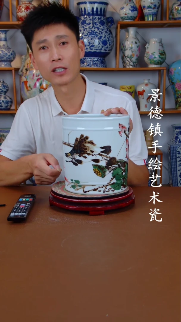 现代景德镇手工手绘陶瓷摆件14