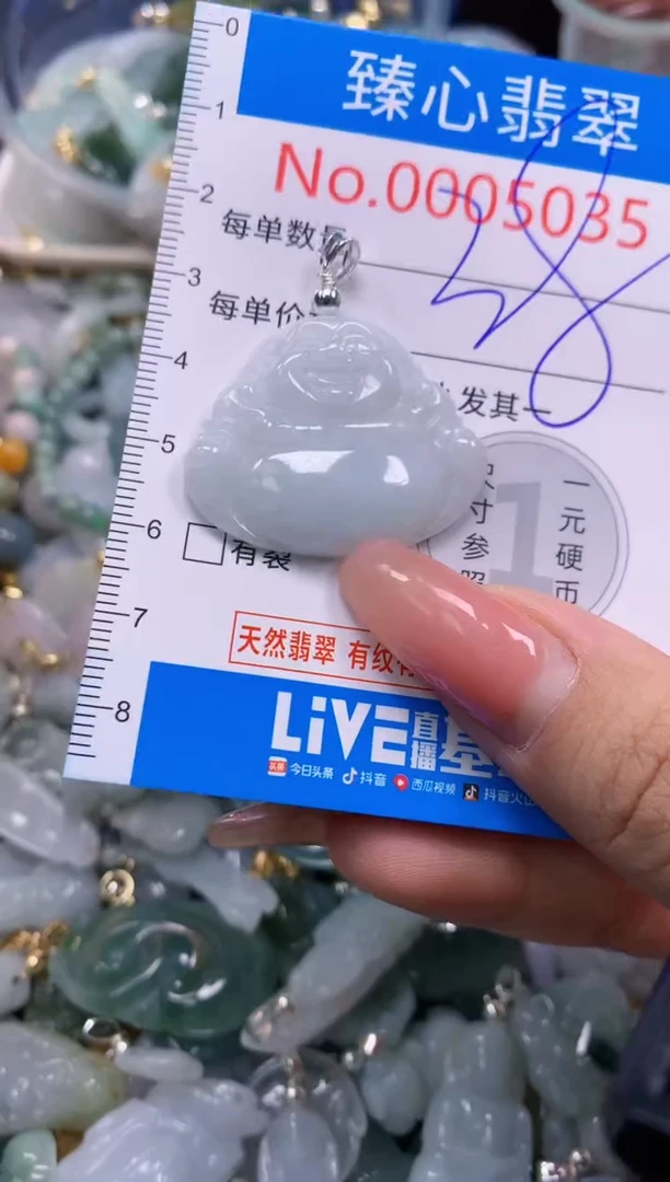 翡翠未镶嵌颈饰5035