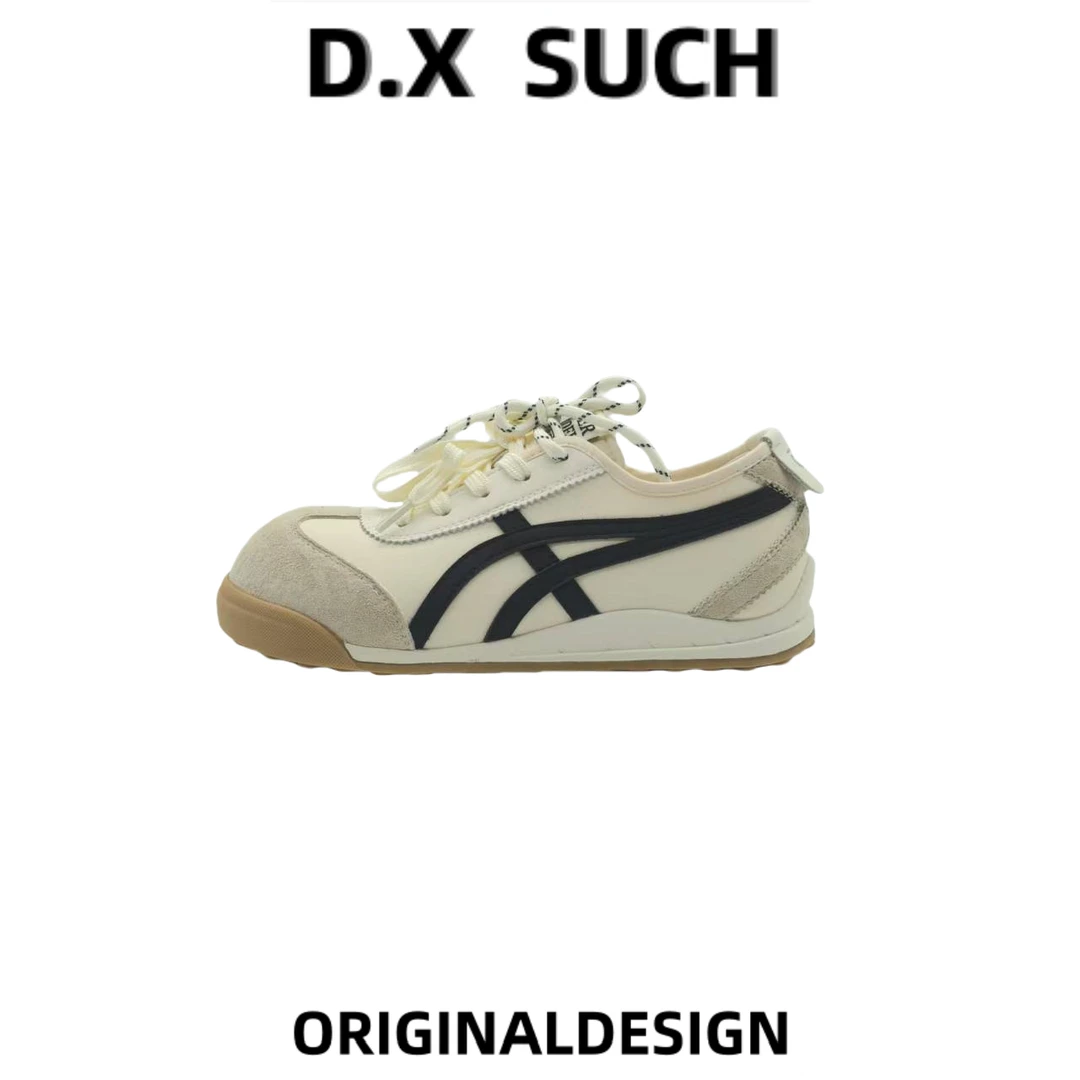 D.X 25|NEW卡皮巴拉圆头德训鞋时尚休闲女鞋低帮拼色系带百搭