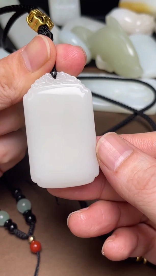 和田玉未镶嵌颈饰78 通