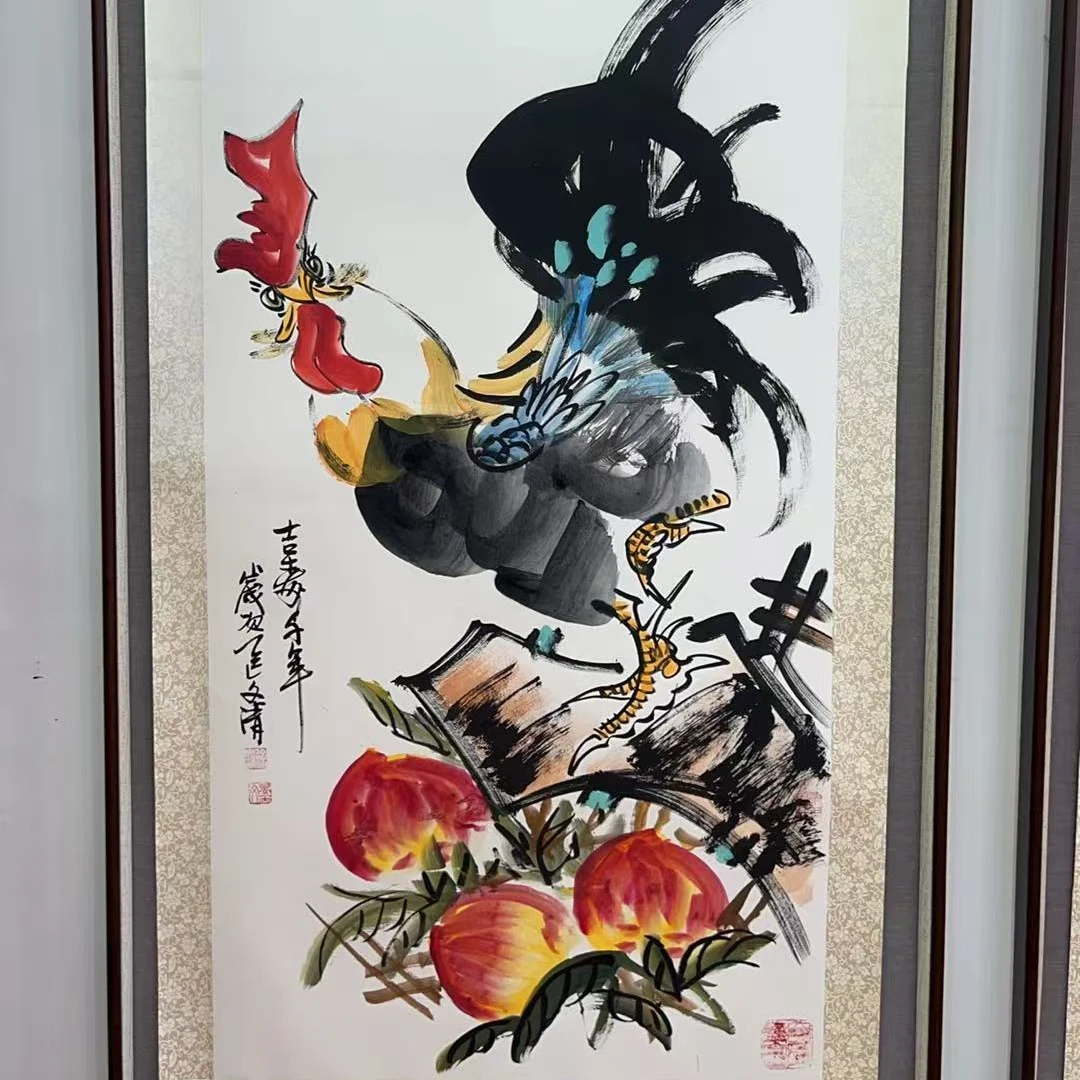 橱窗展示/大志文化WH/徐文清老师/宣纸国画 /带证书