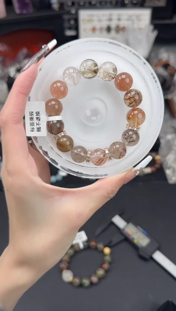 【闪购商品】水晶手链未镶嵌天然水晶 多样性发货