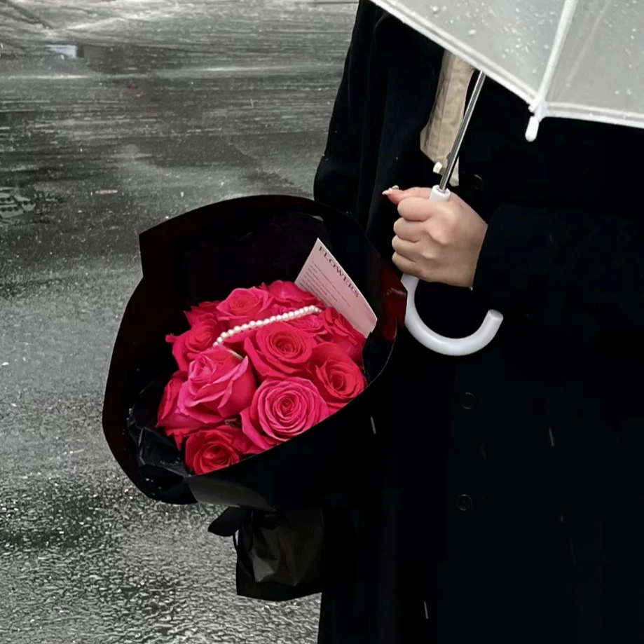 【相约余生】11朵弗洛伊德浪漫花束送女友送爱人送闺蜜生日约会花束鲜花小时达同城送花上门