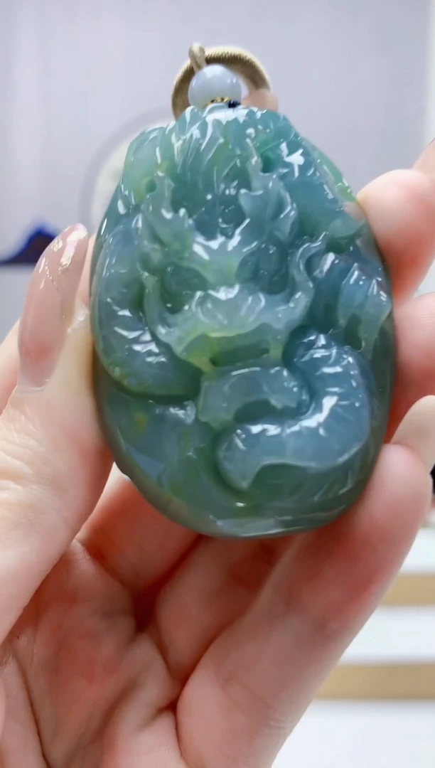 未镶嵌定制翡翠4917jw-毛货挂件74