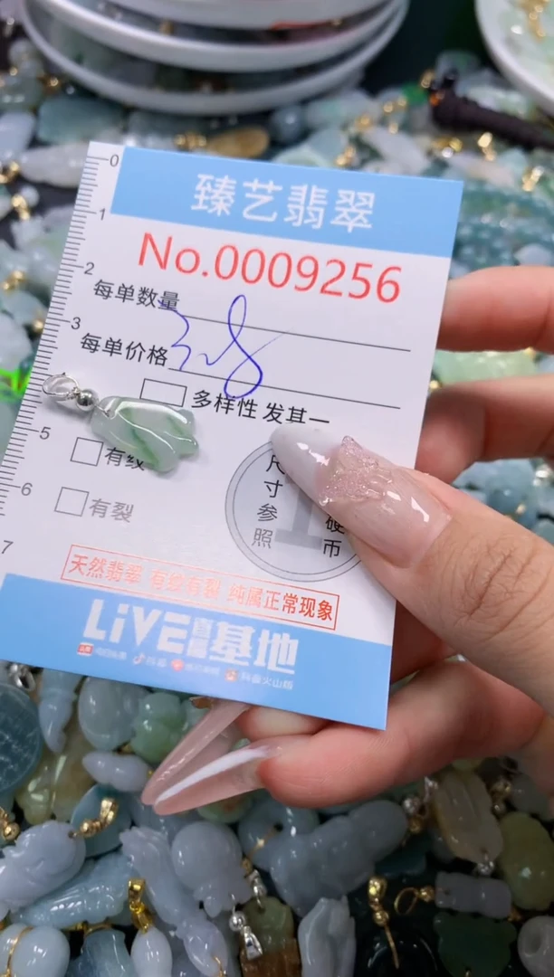 翡翠未镶嵌颈饰9256