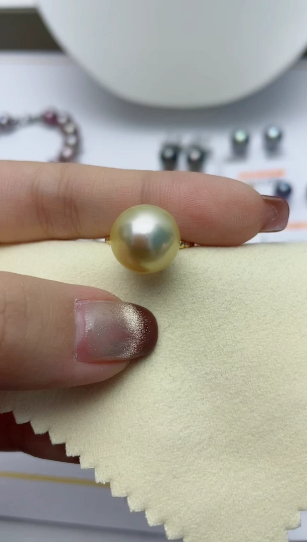 【闪购商品】海水珍珠戒指银S925镶嵌W36