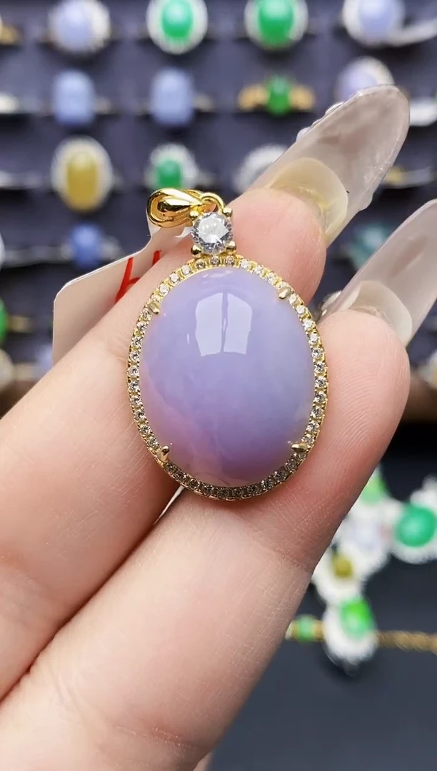 银S925镶嵌戒指翡翠2318