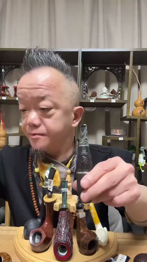 d15-2纯手工石楠木烟斗