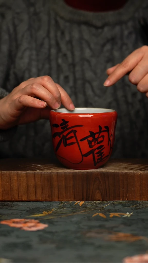 瓷片景德镇手工绘画同款