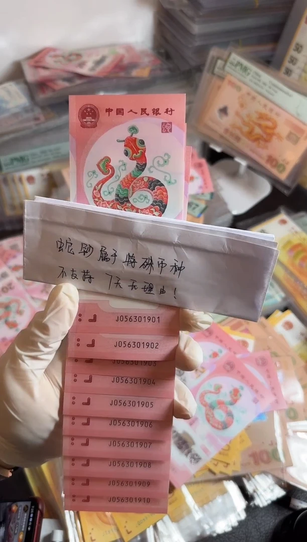 【闪购商品】纸056301901-标十蛇钞