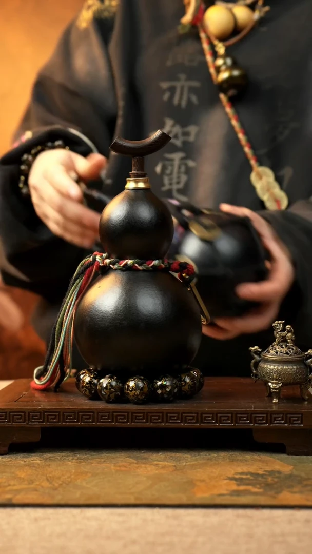 345大漆一物一拍记葫堂出品【不带手串】