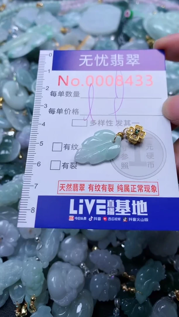 颈饰未镶嵌翡翠8433