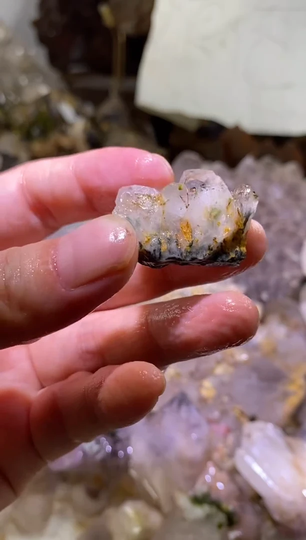 未镶嵌珠宝半成品水晶19号超七花园水晶