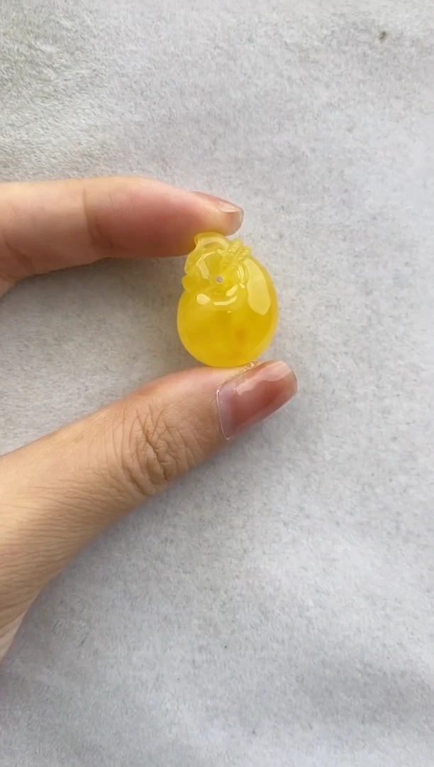 未镶嵌琥珀裸石10711083-吊坠