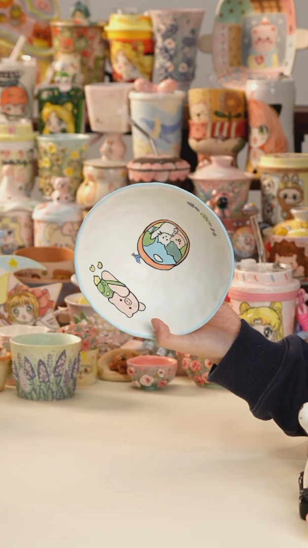 其他景德镇釉下彩手绘设计师款陶瓷