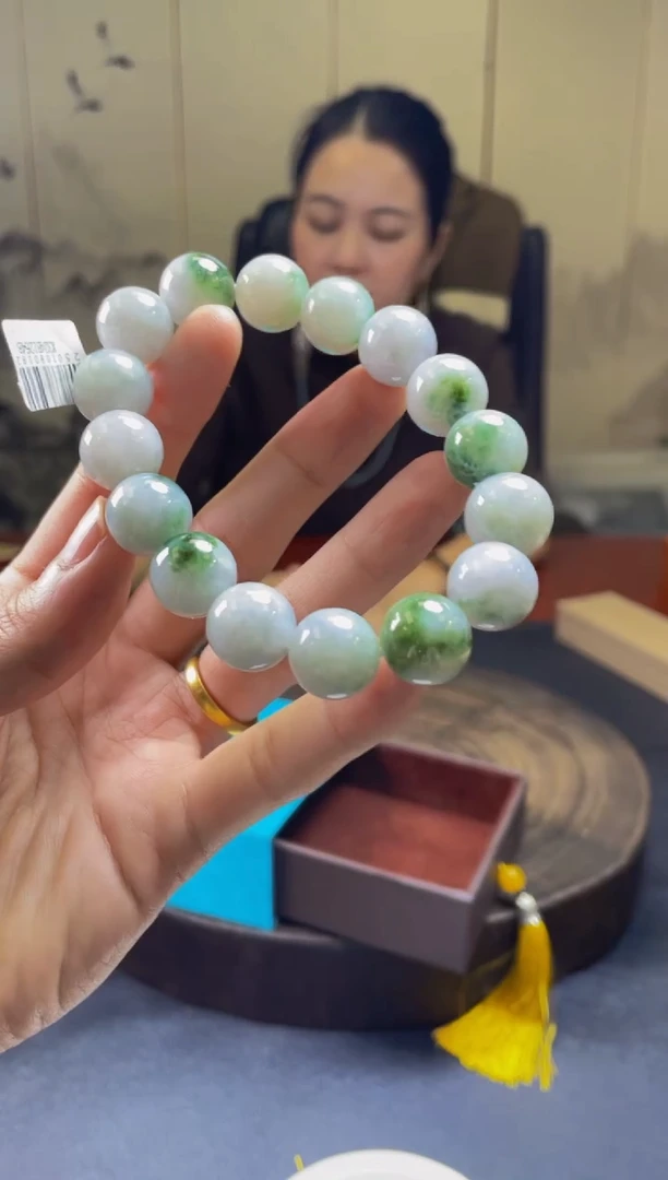 未镶嵌定制翡翠珠串 拍一发一